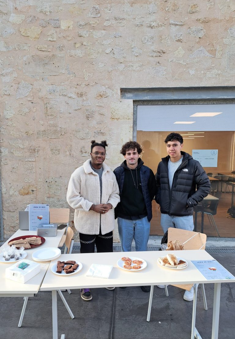 goûter de noël organisé par BTS GPME